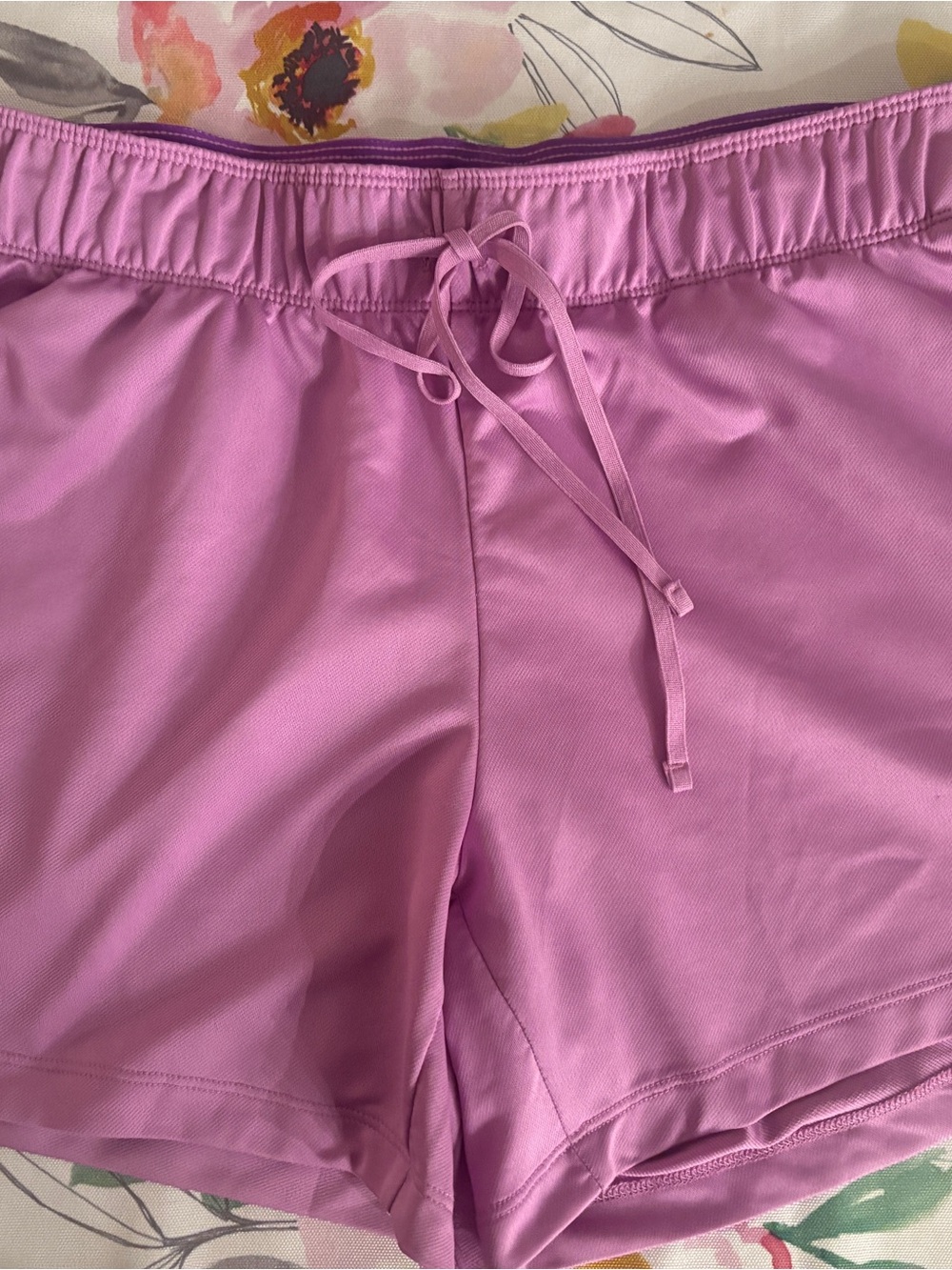 Nike - Women’s Purple Athletic Drawstring Shorts